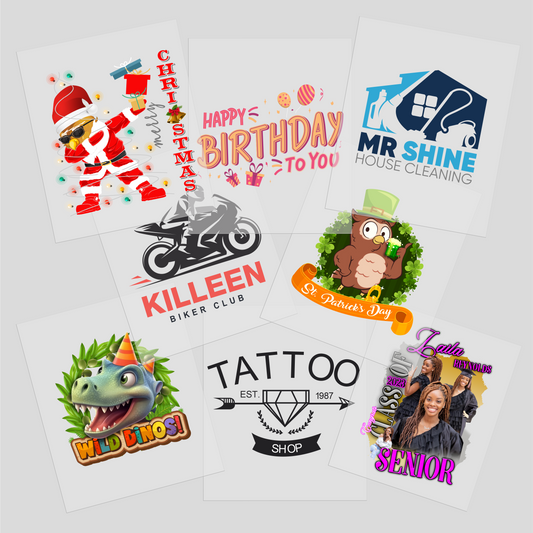 Free Premium VersaPrintz Transfers Sample Pack