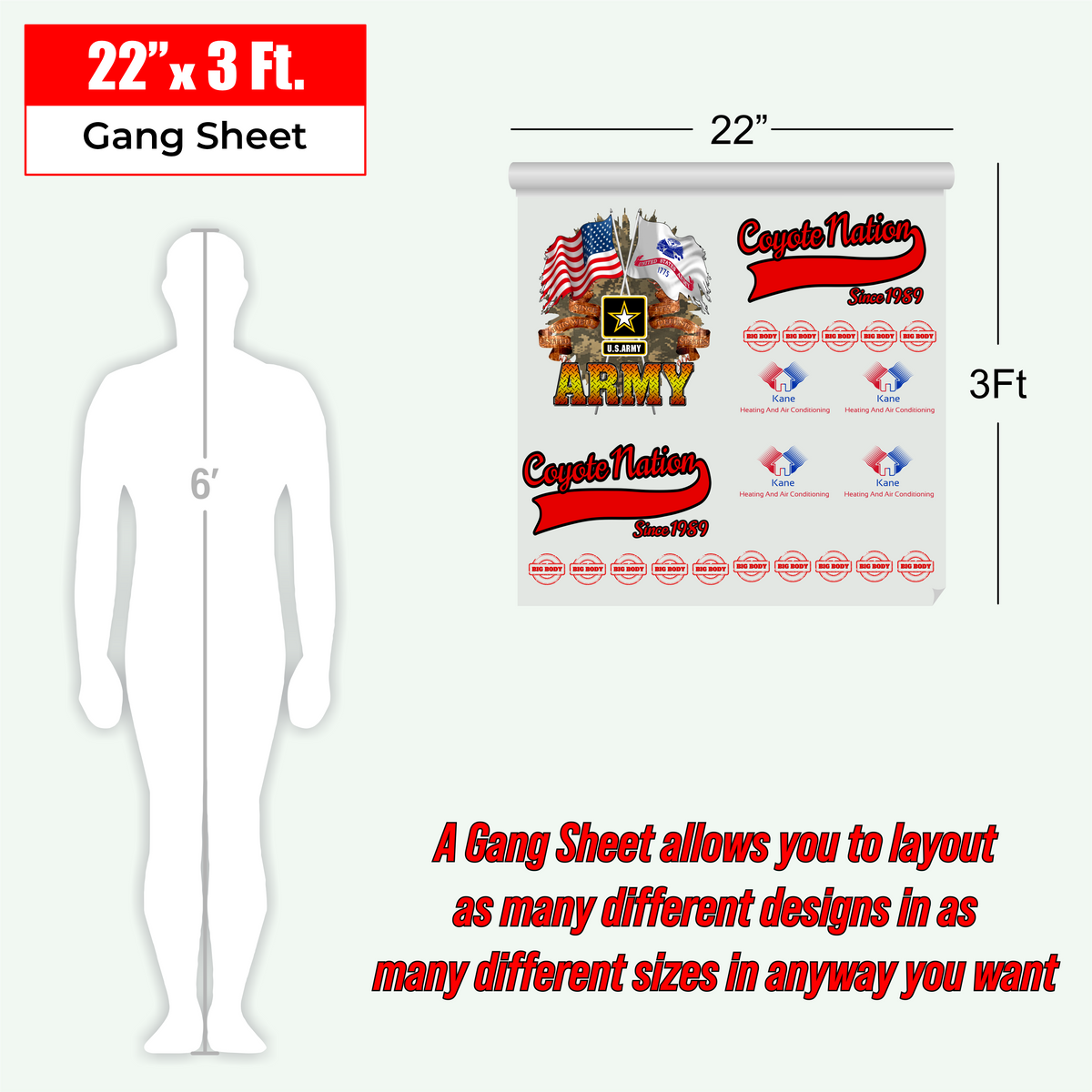VersaPrintz Gang Sheets